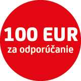 100 EUR za odporúčanie